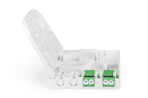 Digitus FTTH Enclosure with 2 x LC/APC DX couplers