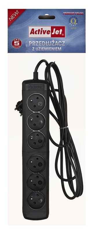 Activejet 6GNU - 3M - C power strip with cord
