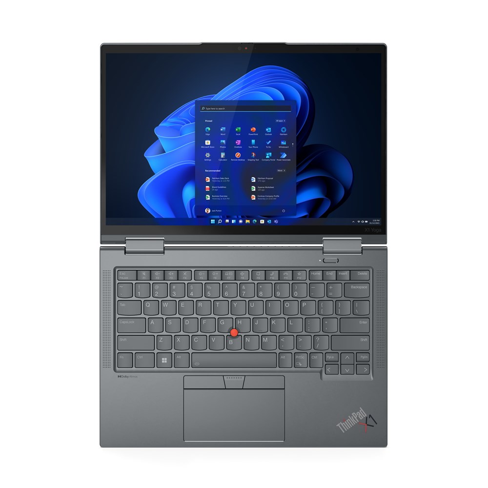 Lenovo ThinkPad X1 Yoga Intel® Core™ i7 i7-1365U Hybrid (2-in-1) 35.6 cm (14") Touchscreen WUXGA 32 GB LPDDR5-SDRAM 512 GB SSD Wi-Fi 6E (802.11ax) 4G LTE Windows 11 Pro Grey