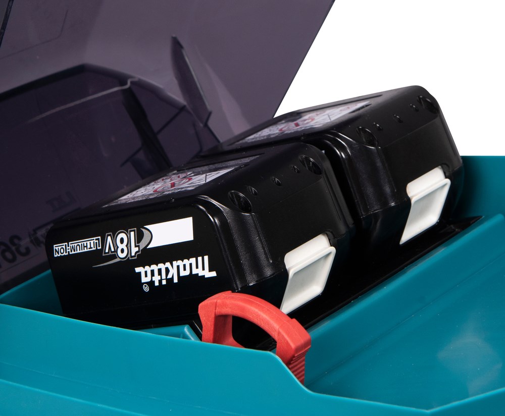Makita DLM481Z lawn mower Push lawn mower Battery Black  Blue  Metallic