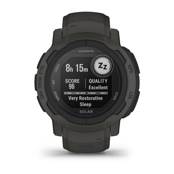 Garmin Instinct 2 Solar 2.29 cm (0.9") MIP 45 mm Digital 176 x 176 pixels Graphite GPS (satellite)