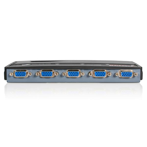 StarTech.com 4 Port Black PS/2 KVM Switch Kit with Cables