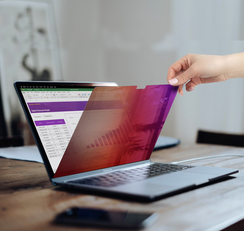 StarTech.com 14-inch MacBook Pro 21/23 Privacy Screen, Gold Filter w/Enhanced Privacy, Computer Security Shield, Double-Sided Screen Protector, +/- 30 Deg.