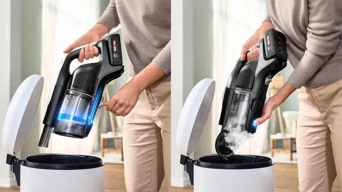 Bosch BCS1041WAC stick vacuum/electric broom Battery Dry HEPA Bagless 0.4 L 23.5 W Black, White 4 Ah