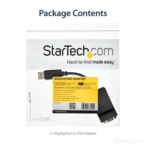 DP2VGA - Cables & Adaptors by StarTech.com