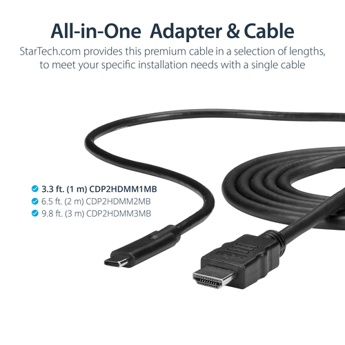 CDP2HDMM1MB - Cables & Adaptors by StarTech.com