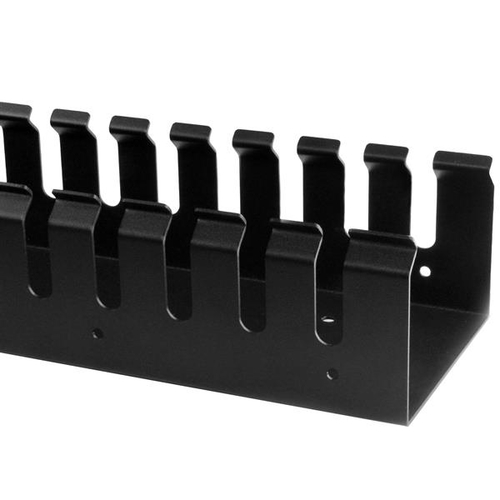 StarTech.com Vertical Cable Organizer with Finger Ducts - 0U - 6 ft.