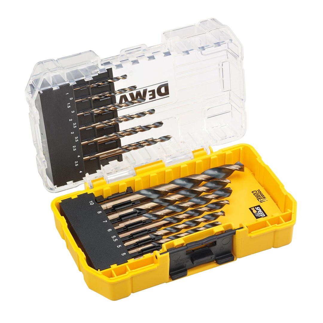 19-piece metal drill...