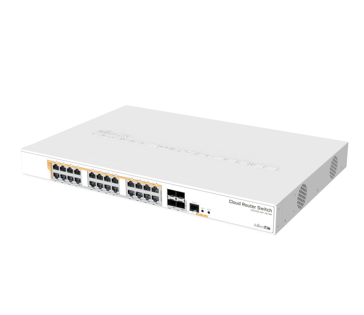 Mikrotik CRS328-24P-4S+RM network switch Managed L2/L3 Gigabit Ethernet (10/100/1000) White 1U Power over Ethernet (PoE)