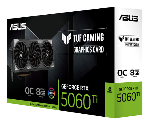 ASUS TUF Gaming TUF-RTX5060TI-O8G-GAMING NVIDIA GeForce RTX 5060 Ti 8 GB GDDR7
