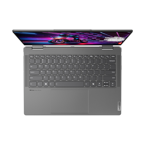 Lenovo Yoga 7 2-in-1 14AHP9 AMD Ryzen™ 5 8640HS Hybrid (2-in-1) 35.6 cm (14") Touchscreen WUXGA 16 GB LPDDR5x-SDRAM 512 GB SSD Wi-Fi 6E (802.11ax) Windows 11 Home English Grey