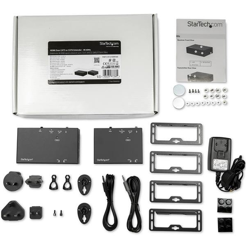 StarTech.com HDMI Over CAT6 Extender - Power Over Cable - Up to 70 m (230 ft.)