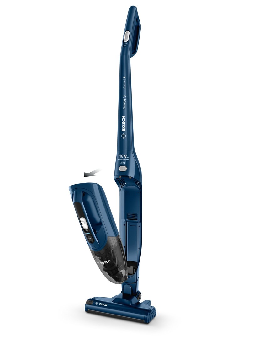 Bosch Serie 2 BBHF216 stick vacuum/electric broom 2-in-1 stick vacuum Battery Dry Bagless Blue