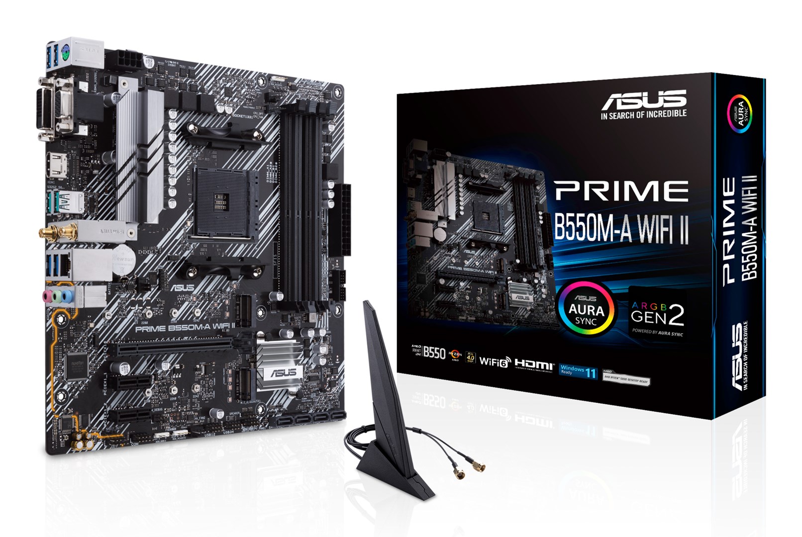 ASUS PRIME B550M-A W...