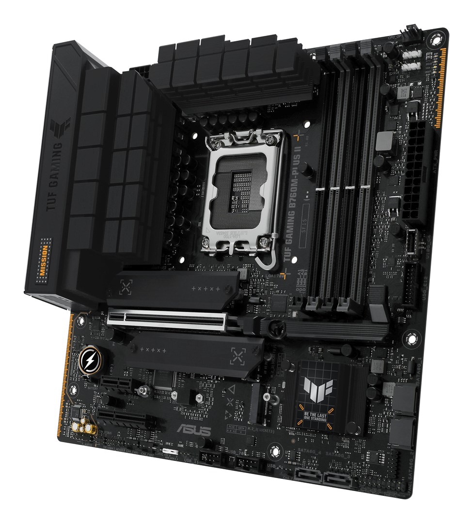 ASUS TUF GAMING B760M-PLUS II Intel B760 LGA 1700 micro ATX