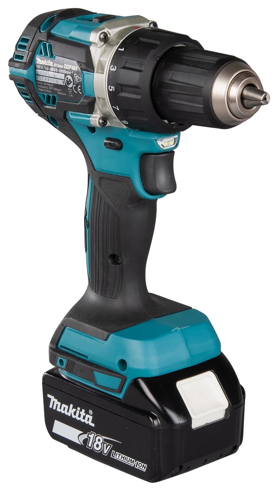 Makita DDF484RFJ drill 2000 RPM 1.8 kg Black  Blue
