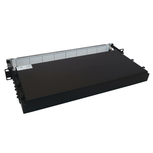 Tripp Lite Preloaded Fiber Panel, 1U - 8x LC/LC Duplex Cables (M/M), OS2 Singlemode, 10 m (32.8 ft.)