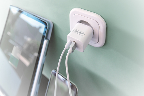 Digitus USB Charger 1x USB-A / 1x USB-C, 30W
