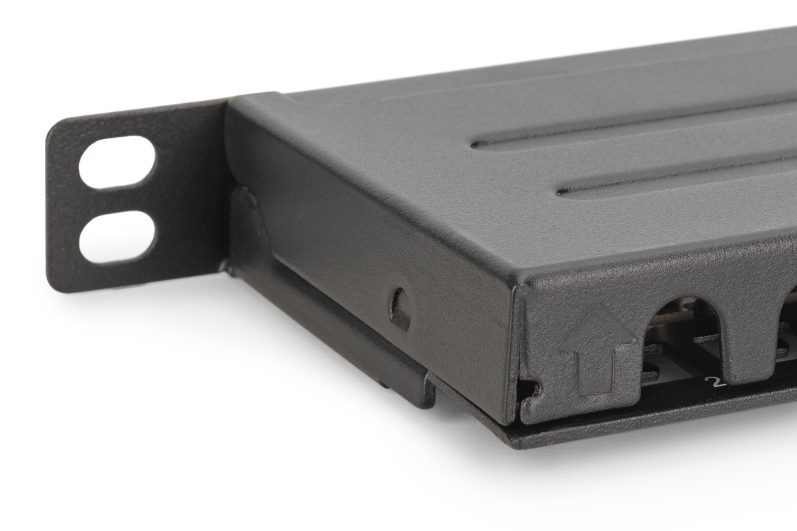 Digitus CAT 6, Class E High Density Patch Panel, shielded, black