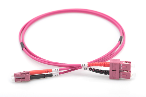 Digitus Fiber Optic Multimode Patch Cord, OM4, LC / SC