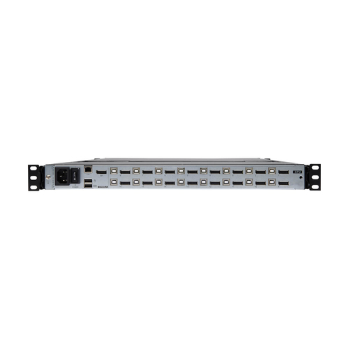 Tripp Lite B030-DP16-17DIP NetDirector 16-Port DisplayPort KVM Switch Console with 17 in. LCD, IP Remote Access, Dual Rail, 1U Rack-Mount