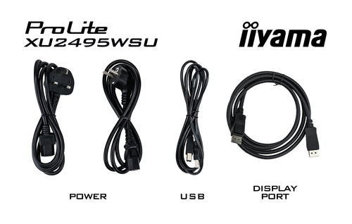 iiyama ProLite XU2495WSU-B7 computer monitor 61 cm (24") 1920 x 1200 pixels Full HD LED Black