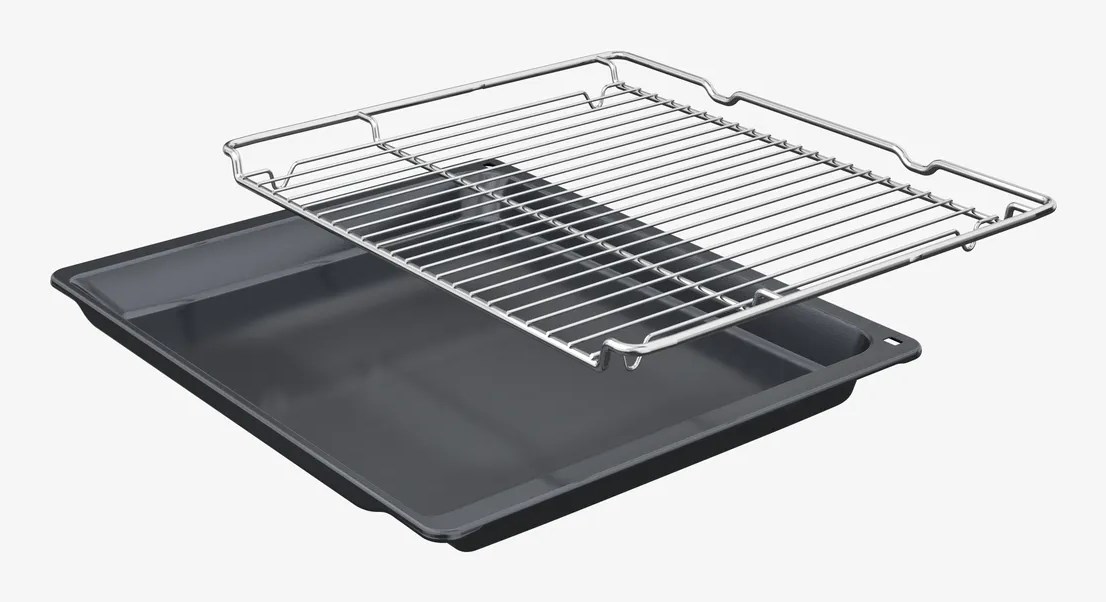 Bosch Serie 4 HBA534ES3 oven 71 L 3400 W Black, Stainless steel
