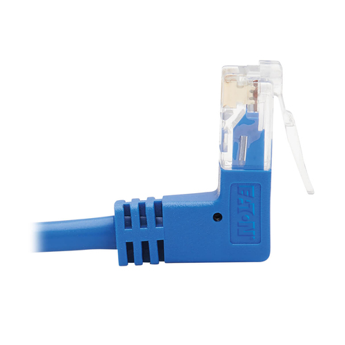 Tripp Lite N204-S10-BL-UP Up-Angle Cat6 Gigabit Molded Slim UTP Ethernet Cable (RJ45 Right-Angle Up M to RJ45 M), Blue, 10 ft. (3.05 m)