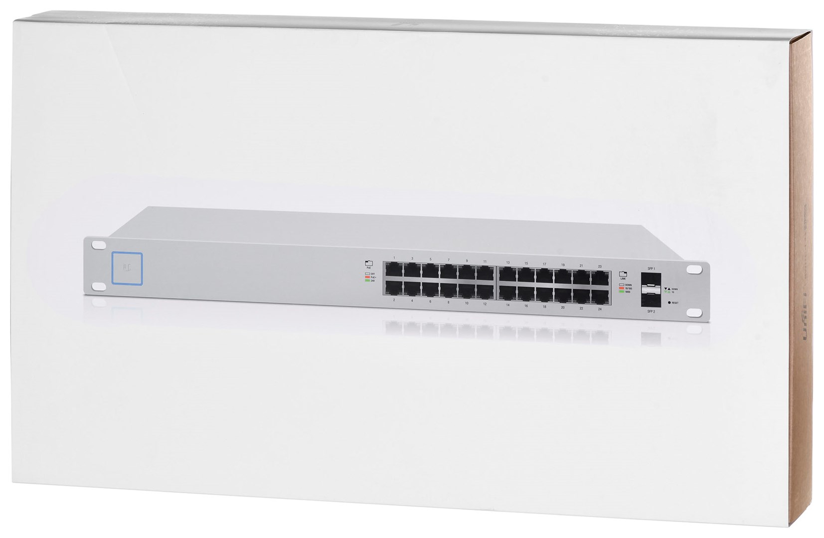 Ubiquiti UniFi US-24-250W network switch Managed Gigabit Ethernet (10/100/1000) Power over Ethernet (PoE) 1U Silver