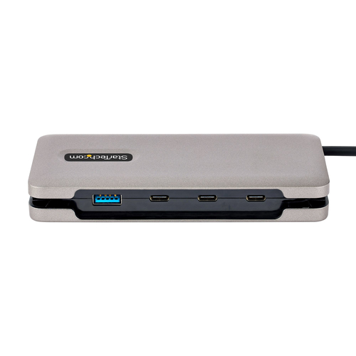 StarTech.com 4-Port USB-C Hub - 1x USB-A & 3x USB-C Ports - USB 3.2 Gen 2 (10Gbps) - Bus Powered - USB Type C Hub w/ 12.6in/32cm Wrap-Around Cable - Portable USB-C to USB-A Hub
