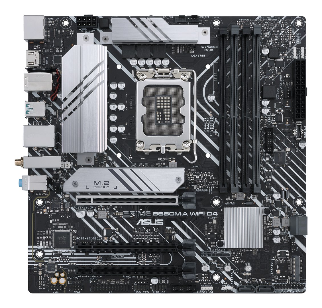 ASUS PRIME B660M-A WIFI D4 Intel B660 LGA 1700 micro ATX
