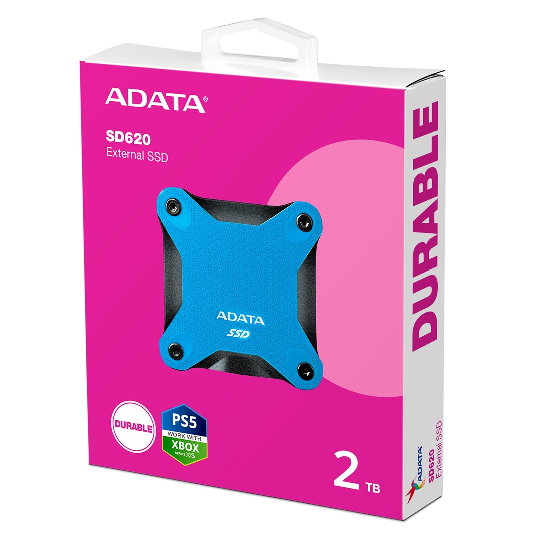 ADATA SD620 2 TB Micro-USB B 3.2 Gen 2 (3.1 Gen 2) Black, Blue