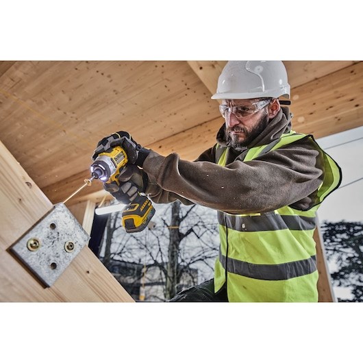 DeWALT DCF860N-XJ power screwdriver/impact driver 3800 RPM Black  Yellow