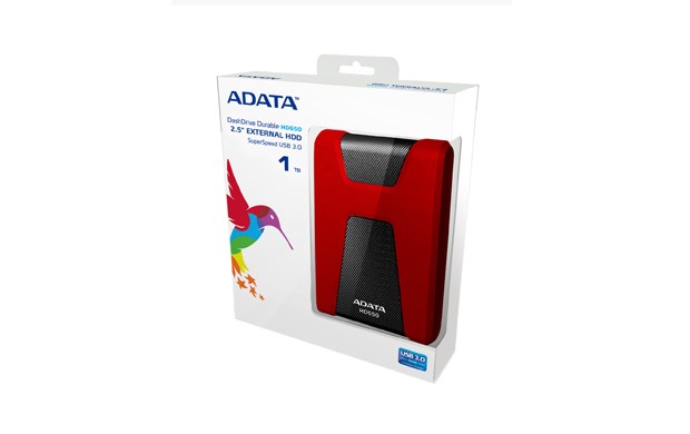 ADATA HD650 external hard drive 1 TB Micro-USB B 3.2 Gen 1 (3.1 Gen 1) Red