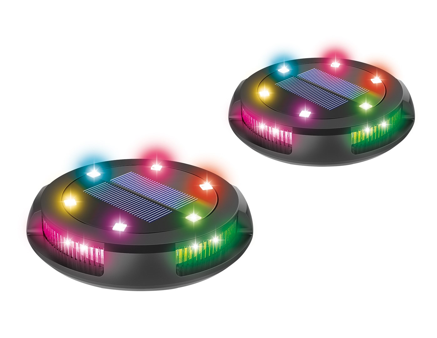 Activejet Set of 2 RGB LED solar lamps Activejet LARIX