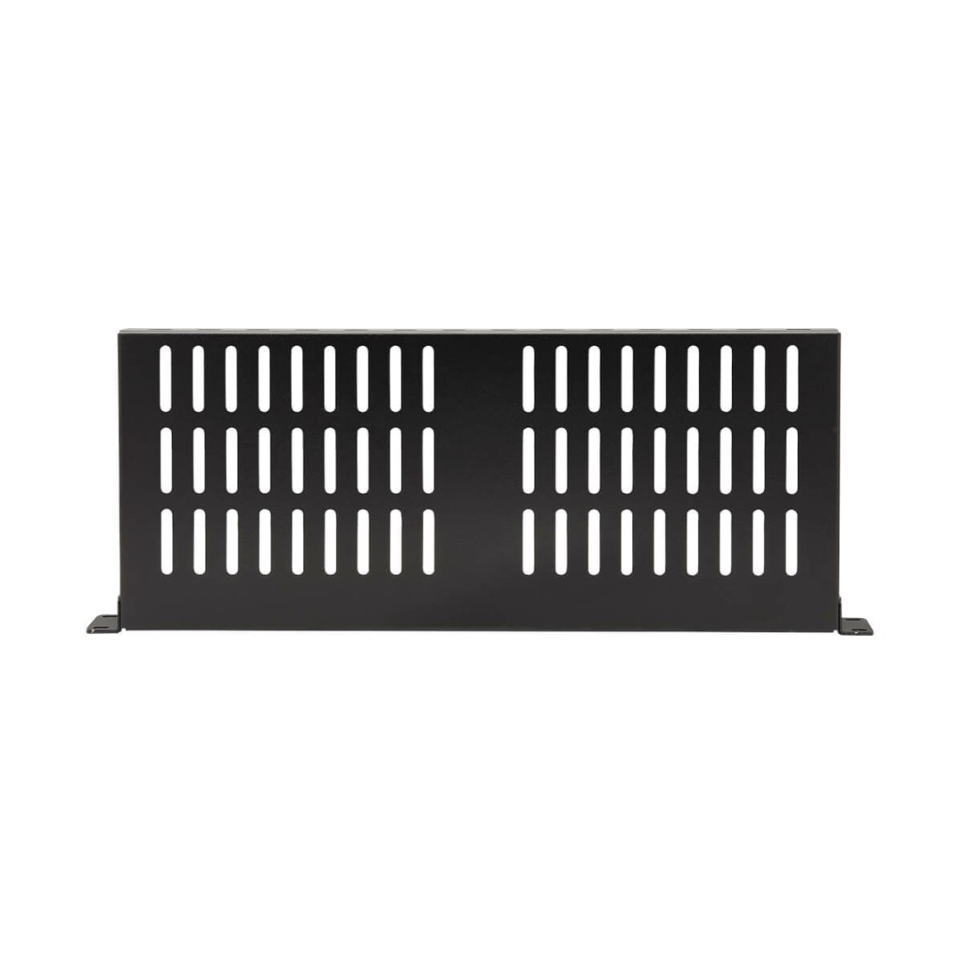 Tripp Lite SRSHELF2P1USHRT SmartRack Cantilever Fixed Steel Rack Shelf - 1U, Vented, 7 in. (17.8 cm) Deep, Holds up to 40 lb. (18 kg)