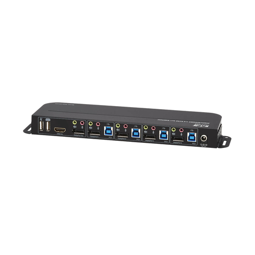 Tripp Lite B005-DPUA4 4-Port DisplayPort/USB KVM Switch - 4K 60 Hz, HDR, HDCP 2.2, IR, DP 1.4, USB Sharing