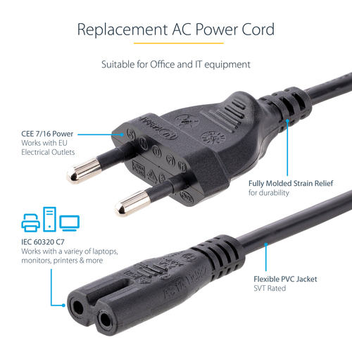 752E-3M-POWER-LEAD - Cables & Adaptors by StarTech.com