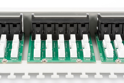 Digitus CAT 3 ISDN patch panel, unshielded, grey