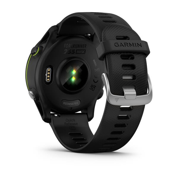 Garmin Forerunner 255 Music 3.3 cm (1.3") MIP 46 mm Digital 260 x 260 pixels Touchscreen Black Wi-Fi GPS (satellite)