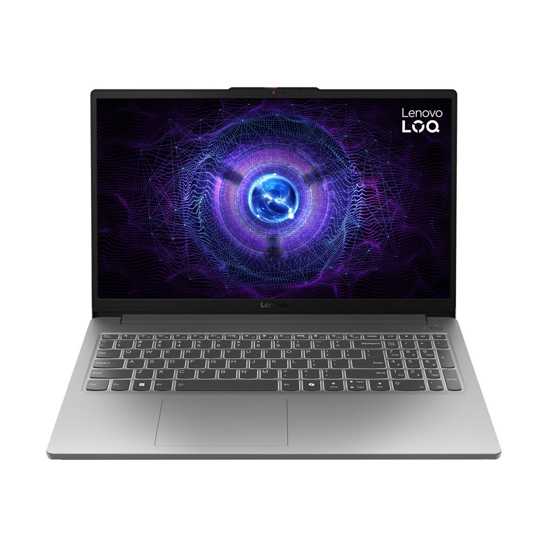 Lenovo LOQ 15IAX9E Intel® Core™ i5 i5-12450HX Laptop 39.6 cm (15.6") Full HD 16 GB DDR5-SDRAM 512 GB SSD NVIDIA GeForce RTX 2050 Wi-Fi 6 (802.11ax) English Grey