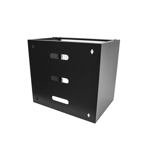 StarTech.com 10U Wall Mount Network Rack - 14 inch Deep (Low Profile) - 19" Patch Panel Bracket for Shallow Server, IT Equipment, Network Switches - 77lbs/35kg Weight Cap., Black