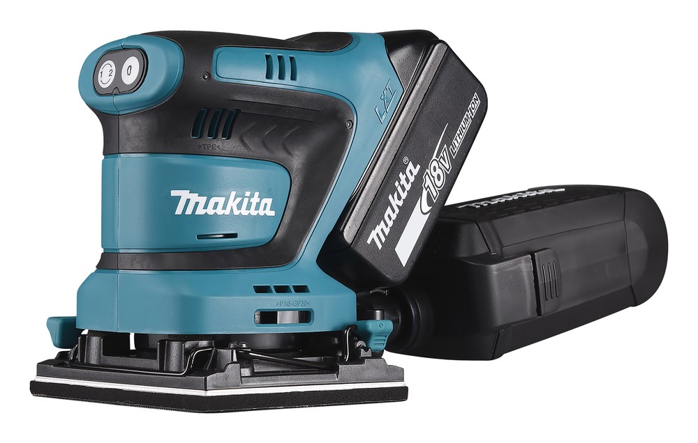Makita DBO480Z portable sander Random orbital sander 14000 OPM Black  Blue 210 W