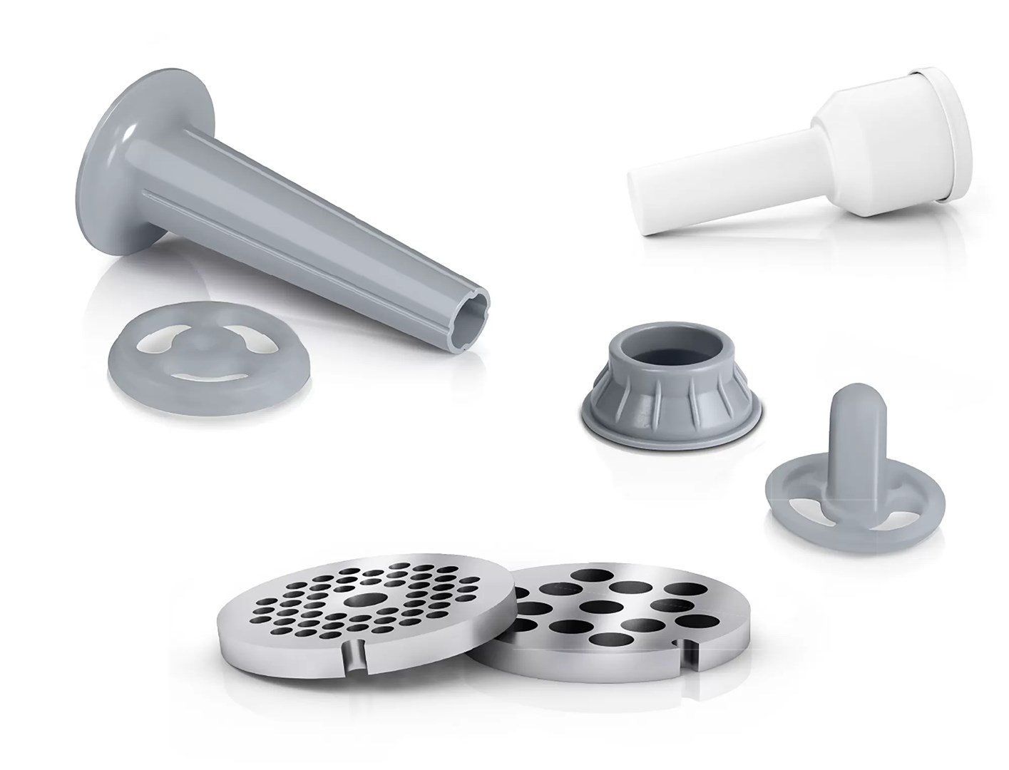 Bosch MFW2520W mincer 1500 W Stainless steel, White