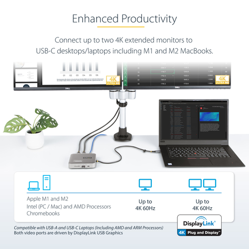 102B-USBC-MULTIPORT - Cables & Adaptors by StarTech.com
