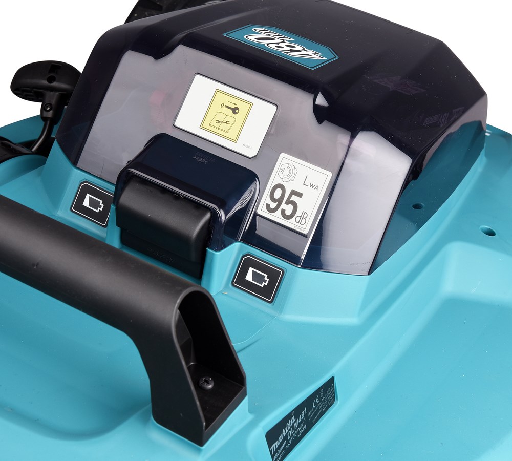 Makita DLM481Z lawn mower Push lawn mower Battery Black  Blue  Metallic