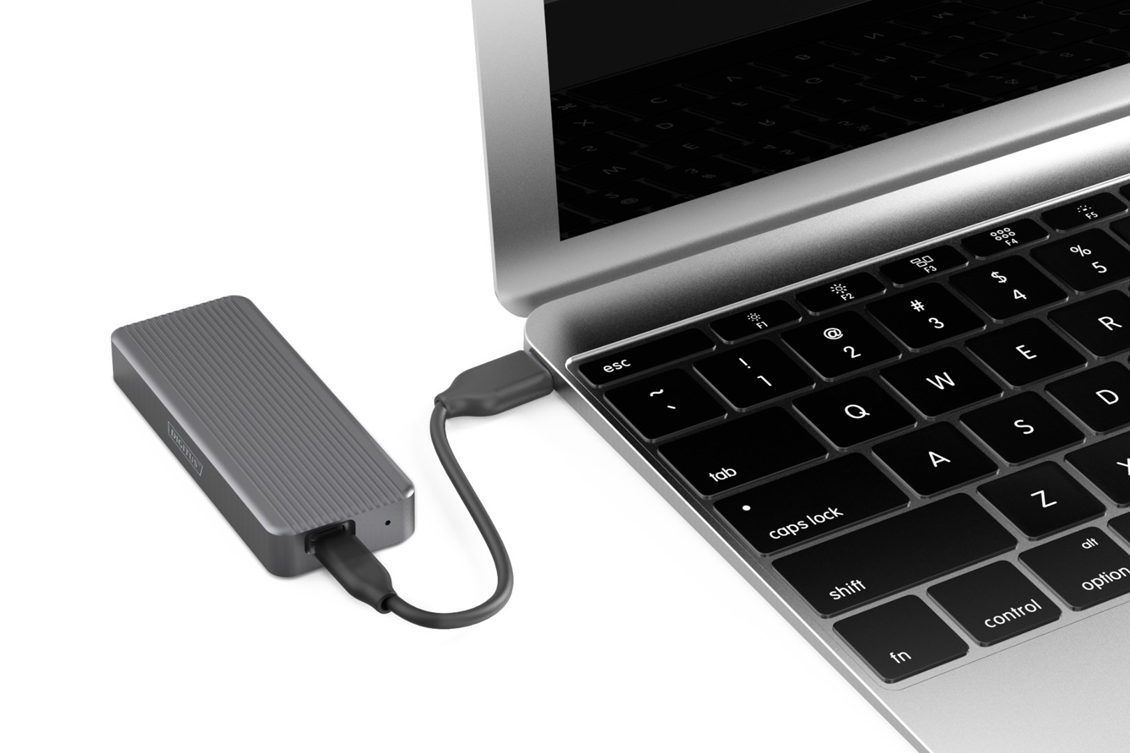 Digitus DA-71157 storage drive enclosure SSD enclosure Black M.2