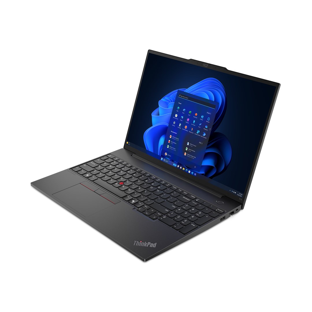 Lenovo ThinkPad E16 Gen 2 (Intel) Intel Core Ultra 5 125U Laptop 40.6 cm (16") WUXGA 16 GB DDR5-SDRAM 512 GB SSD Wi-Fi 6E (802.11ax) Windows 11 Pro English Black