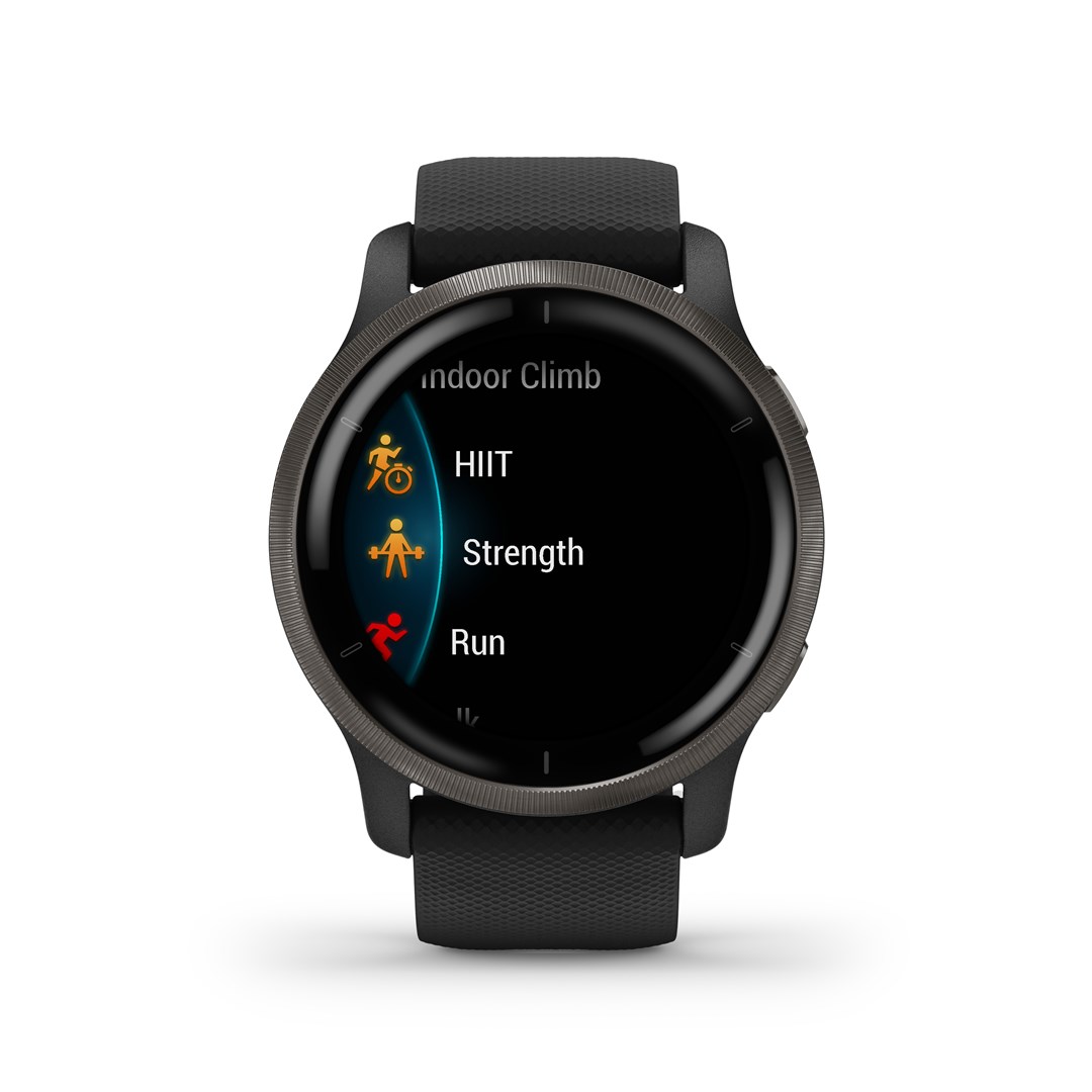 Garmin Venu 2 3.3 cm (1.3") AMOLED 45.4 mm Digital 416 x 416 pixels Touchscreen Wi-Fi GPS (satellite)