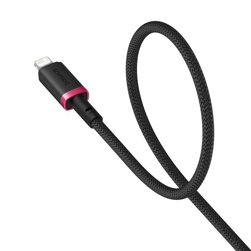 Baseus Dura Type A to IP 2.4A 2 m fast charging cable Black  Red